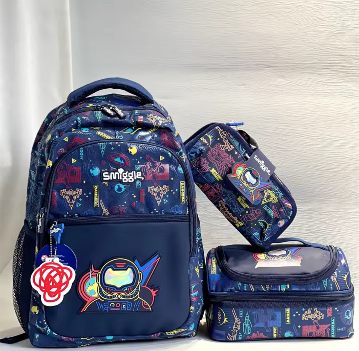 Smiggle Backpack 3pcs Set O So Chic