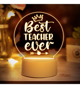 Best Teacher Ever Mini LED LIGHT