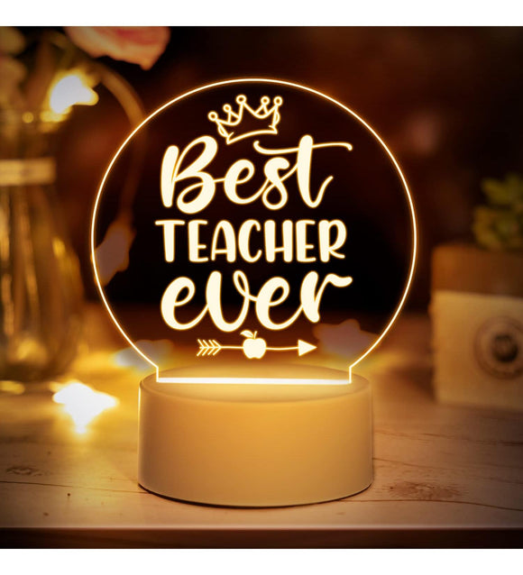 Best Teacher Ever Mini LED LIGHT