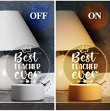 Best Teacher Ever Mini LED LIGHT