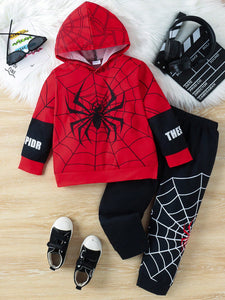 Spiderman Hoodie 2pcs Set