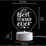 Best Teacher Ever Mini LED LIGHT