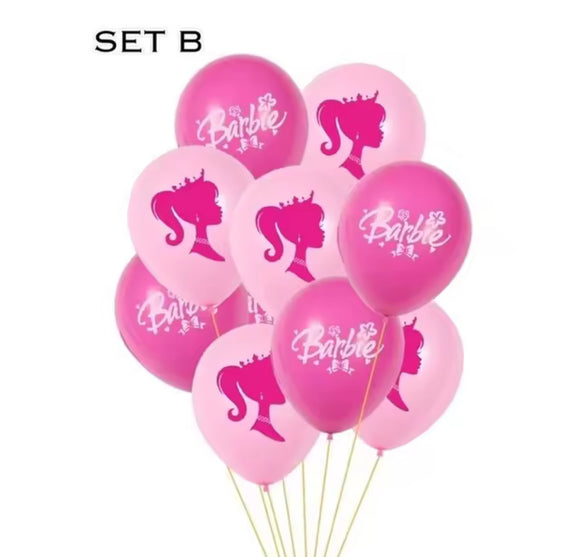 Barbie Balloons 6pcs Set