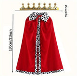 Kings Cloak with Crown & Scepter