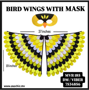 Bird wings with Mask