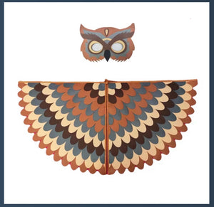 Bird wings with mask