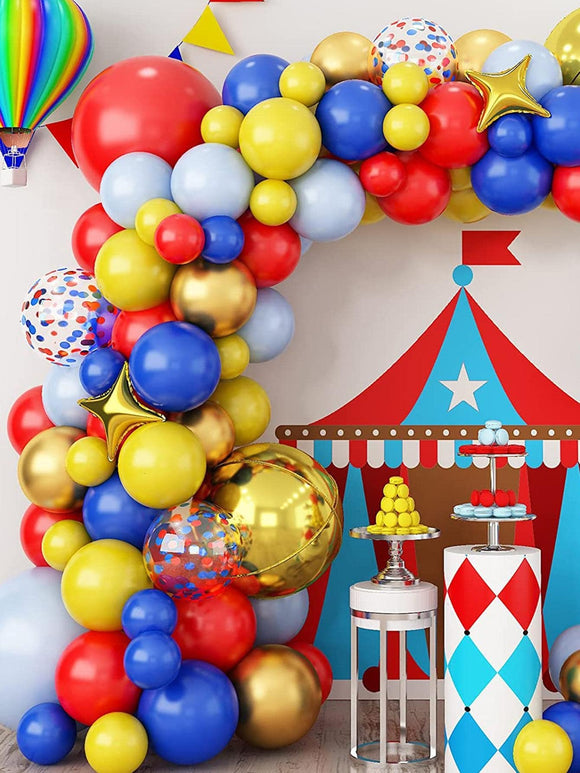 Circus theme Balloons 161pcs Set