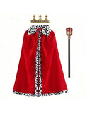 Kings Cloak with Crown & Scepter