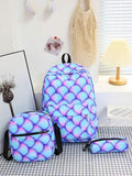 Mermaid theme Backpack 3pcs Set