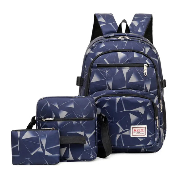 3pcs Backpack Set