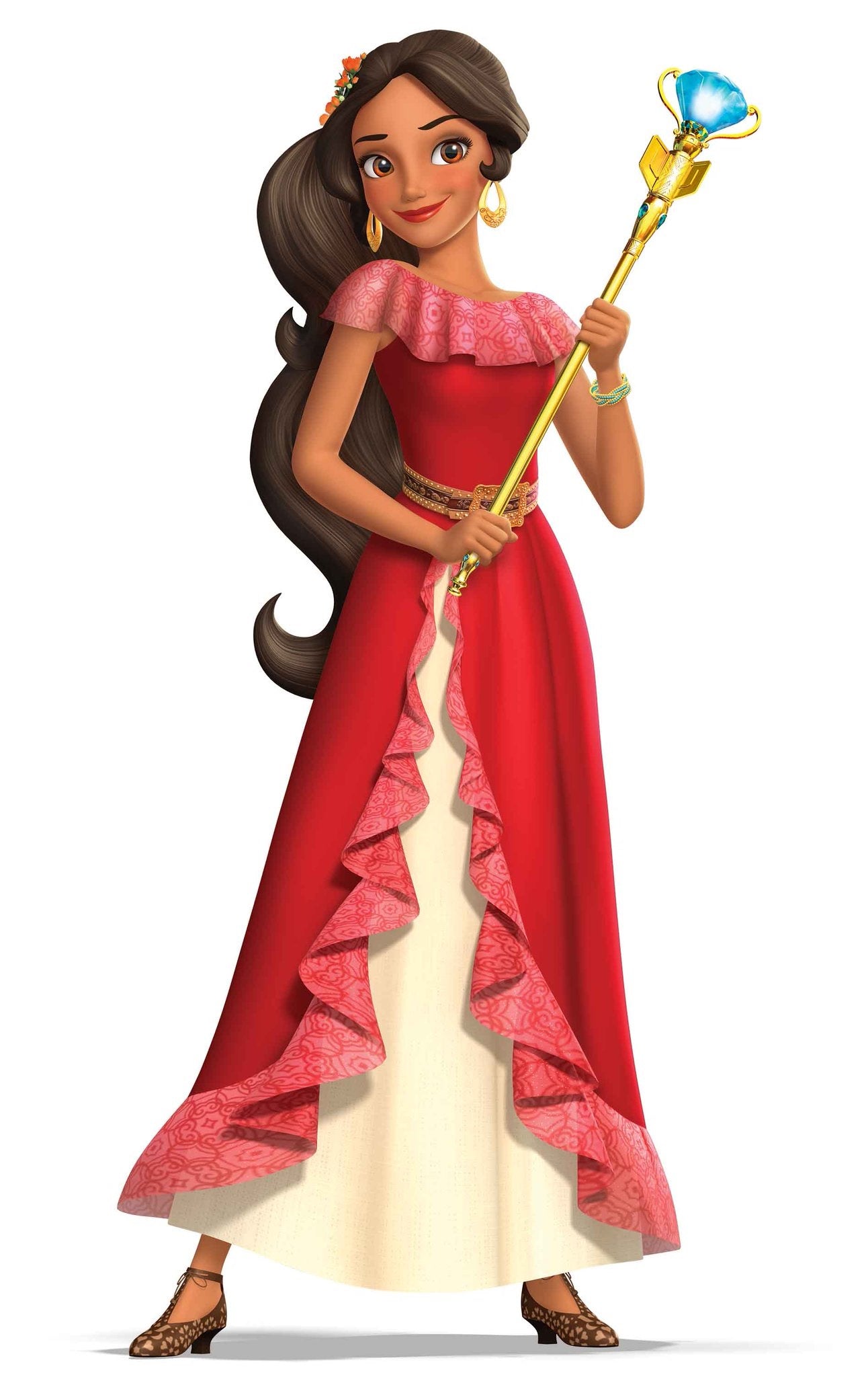 Disney Princess Red Dress Elena Costume Elena Princess Dress