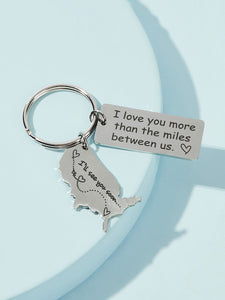 Love you More Keychain