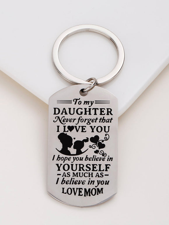 Dear Daughter Keychain