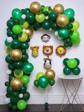 Jungle theme balloon decorations