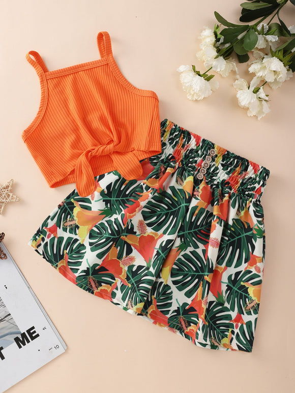 Hawaiian theme Tropical print Dress