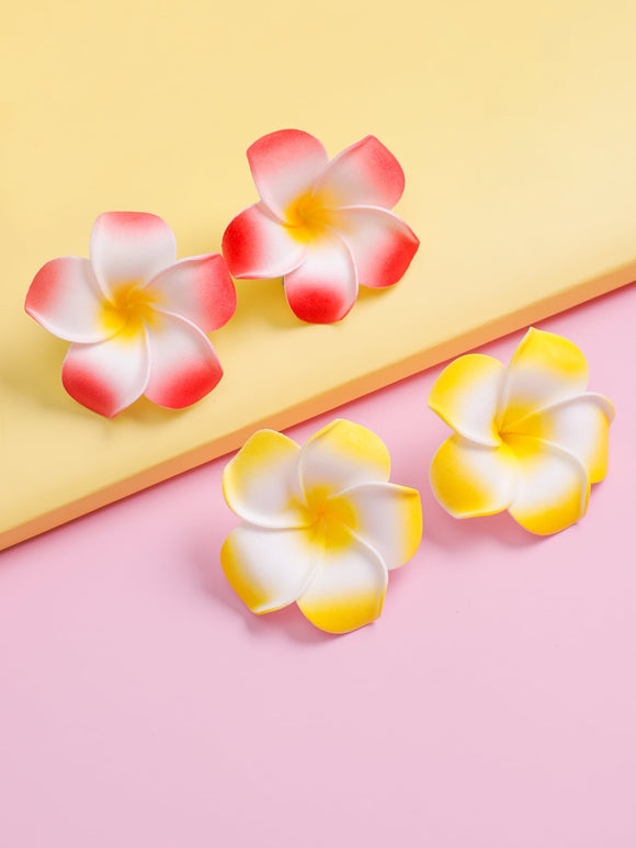 Flower hair clip