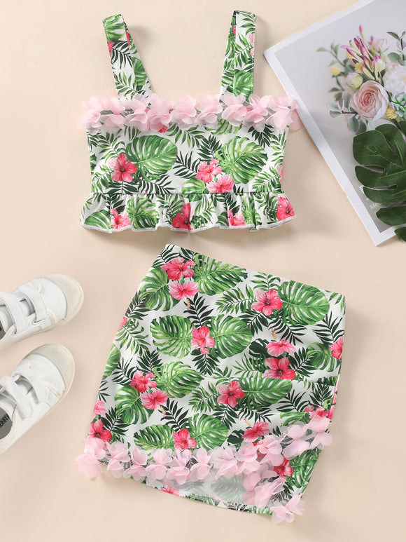 Hawaiian theme Tropical print Dress