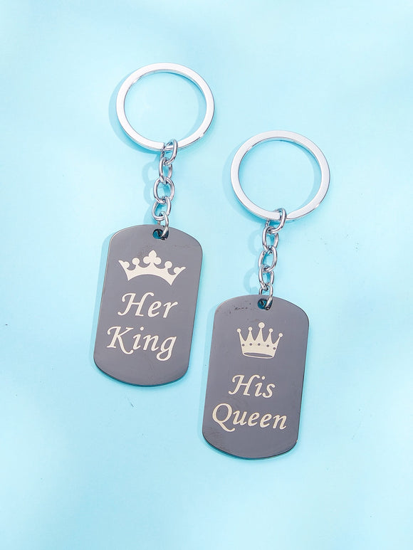 King & Queen Keychain