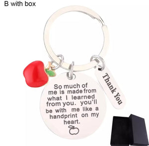 Teacher Keychain with box