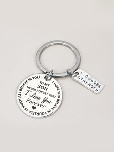 Dear Son Keychain